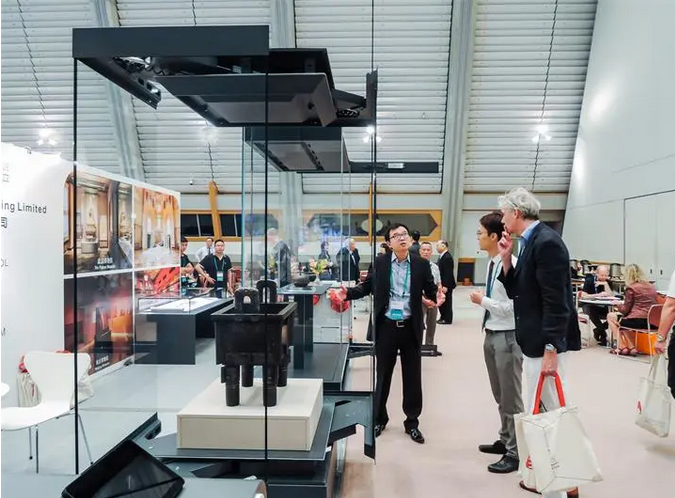 qm球盟会·(中国)球盟会智能对开柜展会现场