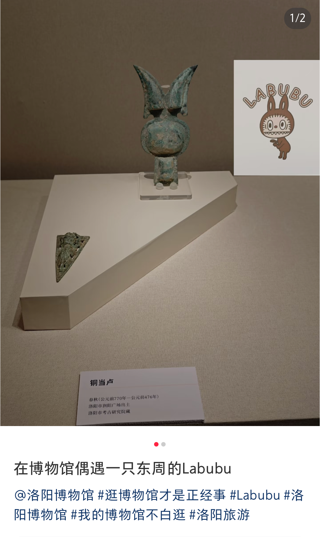 洛阳博物馆-博物馆展柜